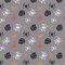 The Big Bang Theory Collection - Atoms Grey Licensed Cotton Fabric by the Yard